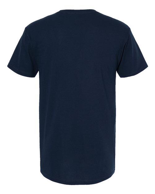 Men's Gold Soft Touch T-Shirt — Deep Navy