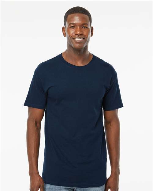 Men's Gold Soft Touch T-Shirt — Deep Navy