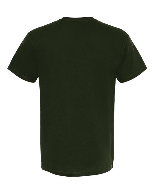 Men's Gold Soft Touch T-Shirt — Forest Green