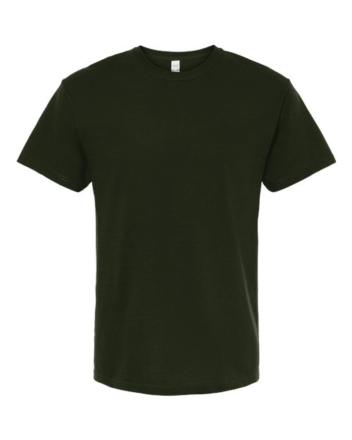 Men's Gold Soft Touch T-Shirt — Forest Green