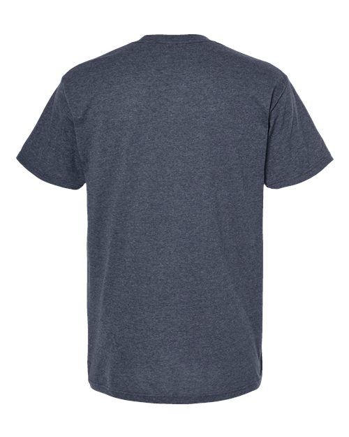 Men's Gold Soft Touch T-Shirt — Heather Navy