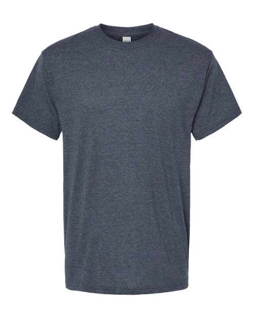 Men's Gold Soft Touch T-Shirt — Heather Navy