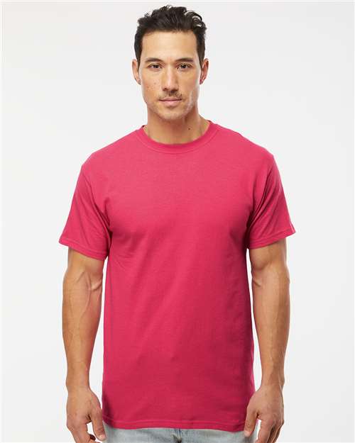 Men's Gold Soft Touch T-Shirt — Heliconia
