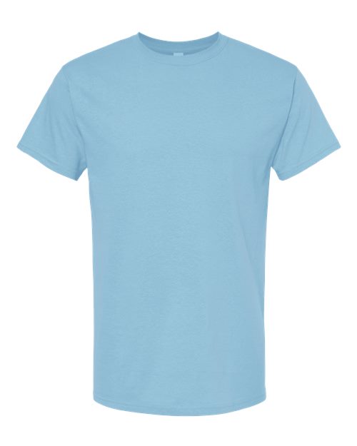 Men's Gold Soft Touch T-Shirt — Light Blue