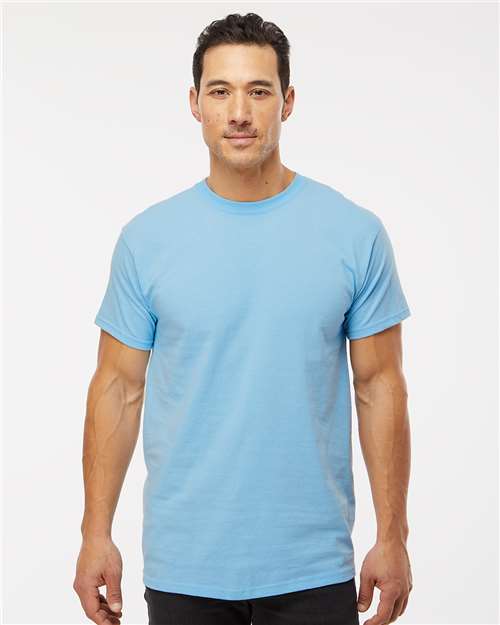 Men's Gold Soft Touch T-Shirt — Light Blue