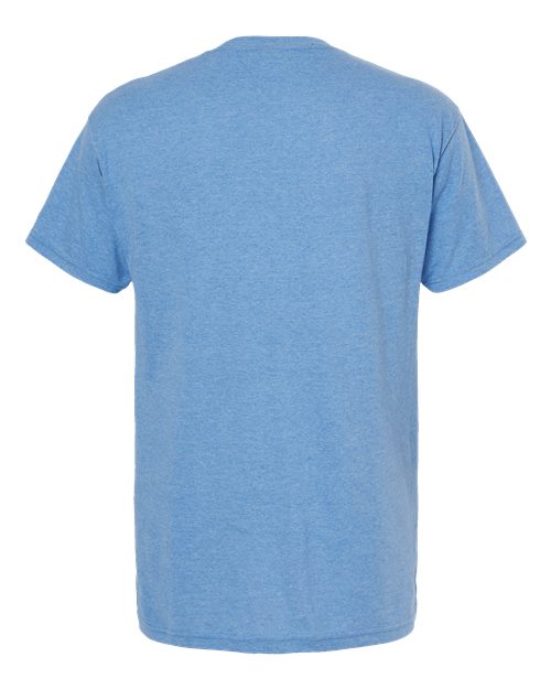Men's Gold Soft Touch T-Shirt — Light Blue Heather