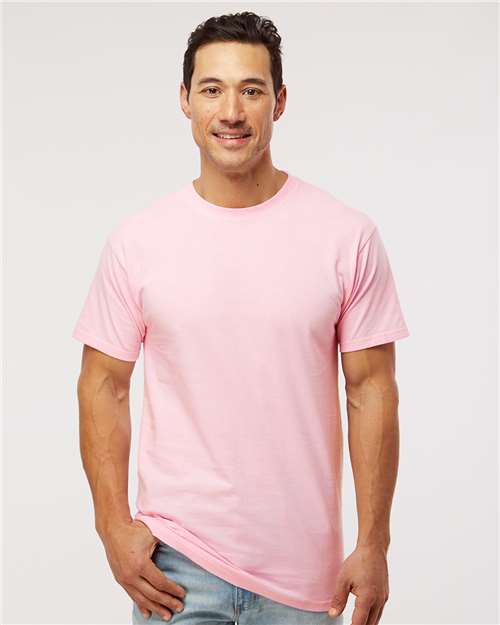 Men's Gold Soft Touch T-Shirt — Light Pink