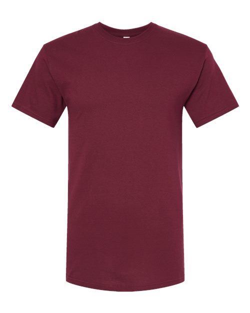 Men's Gold Soft Touch T-Shirt — Maroon