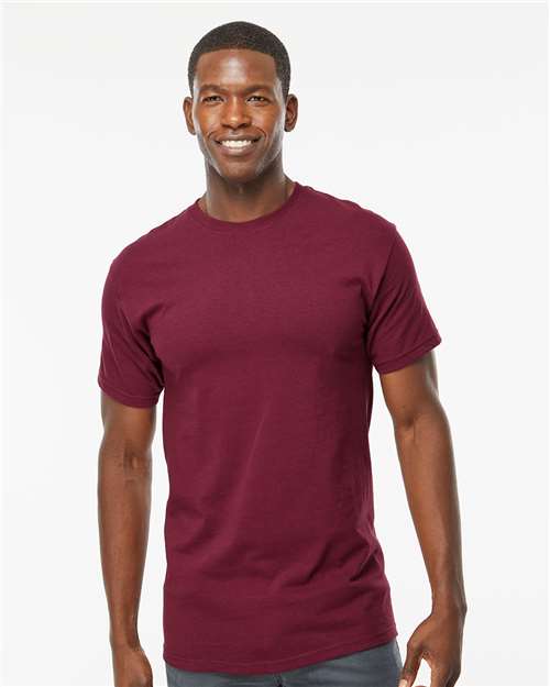 Men's Gold Soft Touch T-Shirt — Maroon
