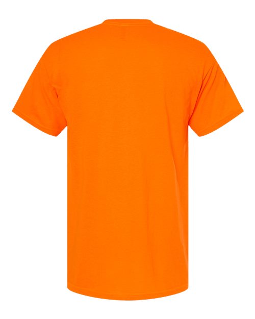 Men's Gold Soft Touch T-Shirt — Safety Orange