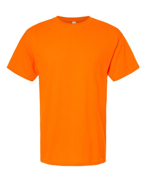 Men's Gold Soft Touch T-Shirt — Safety Orange