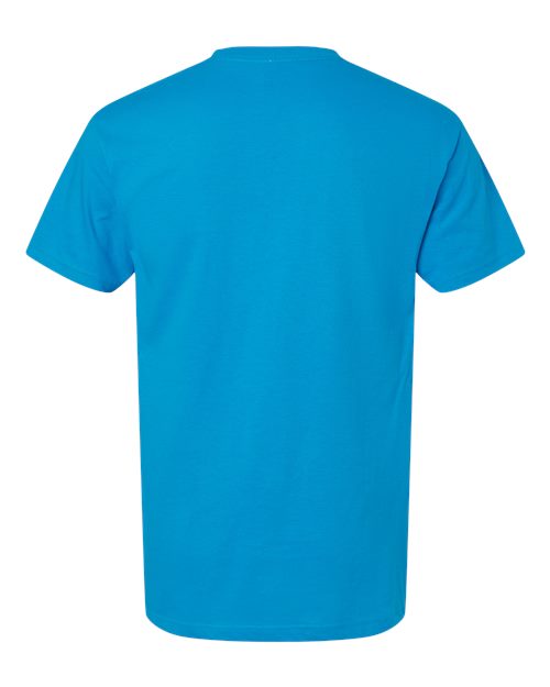 Men's Gold Soft Touch T-Shirt — Sapphire