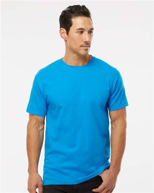 Men's Gold Soft Touch T-Shirt — Sapphire