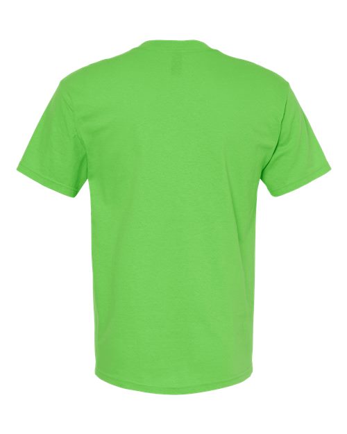 Men's Gold Soft Touch T-Shirt — Vivid Lime