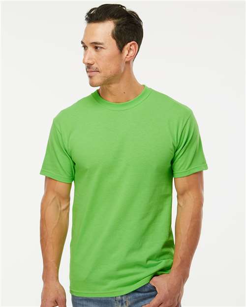 Men's Gold Soft Touch T-Shirt — Vivid Lime