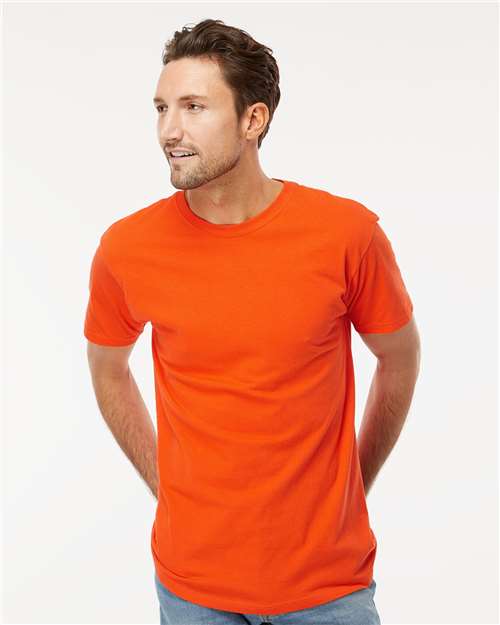 Men's Gold Soft Touch T-Shirt — Orange