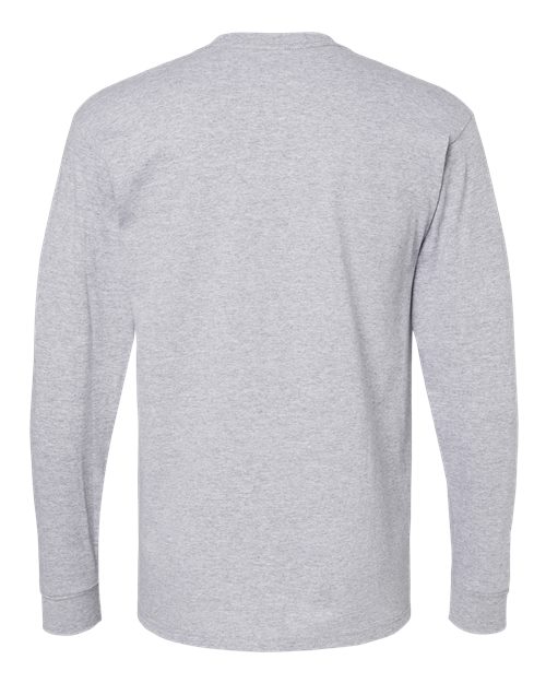 Unisex Gold Soft Touch Long Sleeve T-Shirt — Athletic Heather