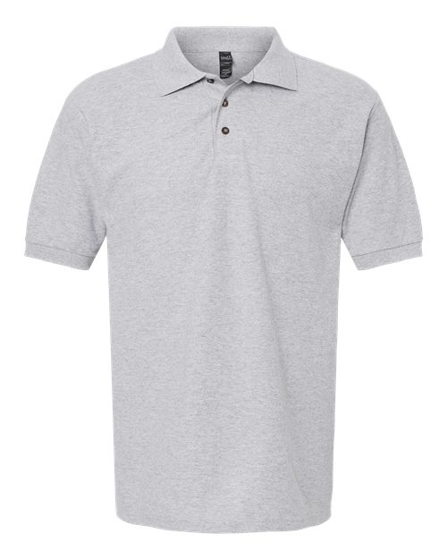 Ring-Spun Piqué Polo — Athletic Grey
