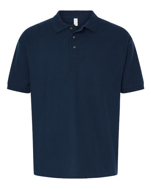 Ring-Spun Piqué Polo — Navy