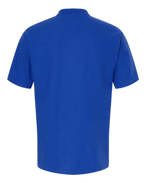 Ring-Spun Piqué Polo — Royal