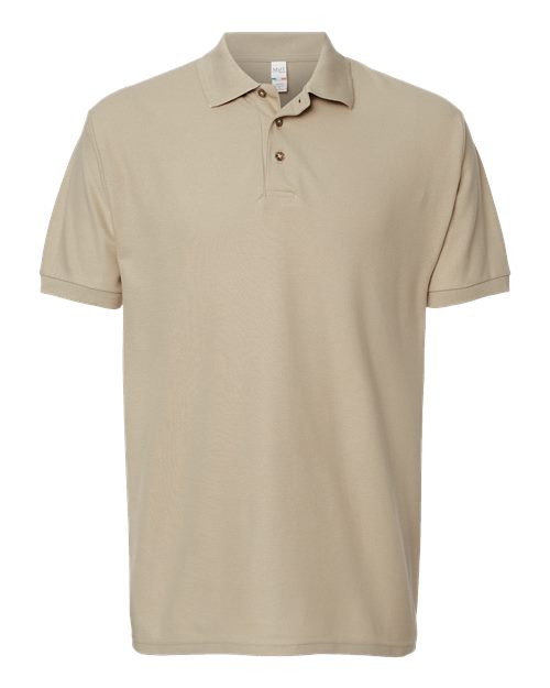 Ring-Spun Piqué Polo — Sand