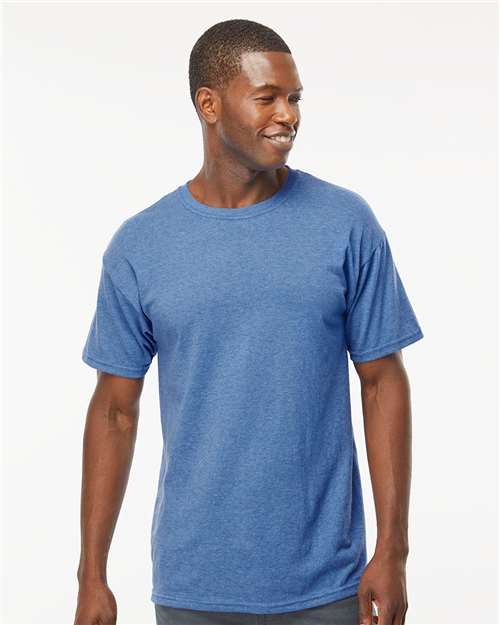Men's Gold Soft Touch T-Shirt — Heather Royal