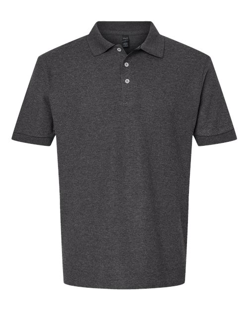 Soft Touch Polo — Dark Heather