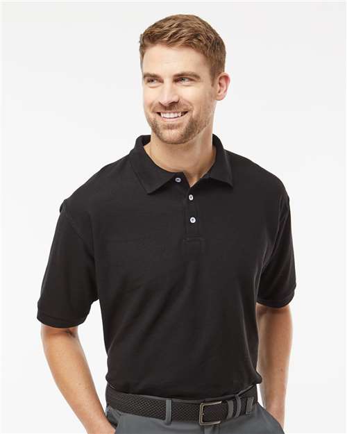 Soft Touch Polo — Fine Black