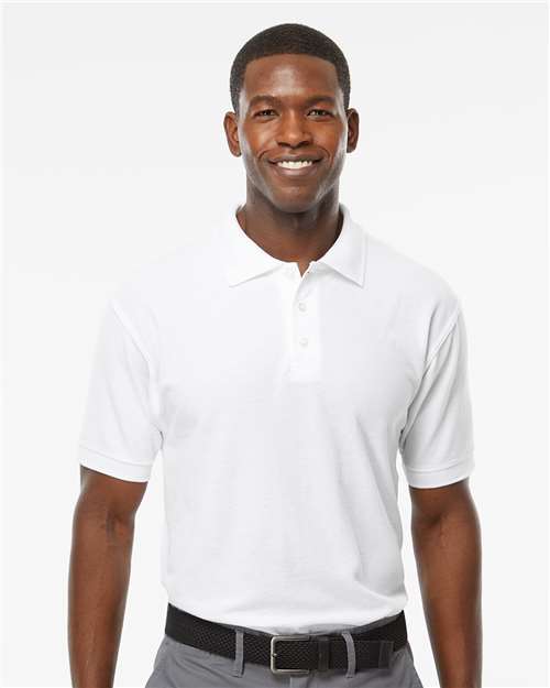 Soft Touch Polo — Fine White