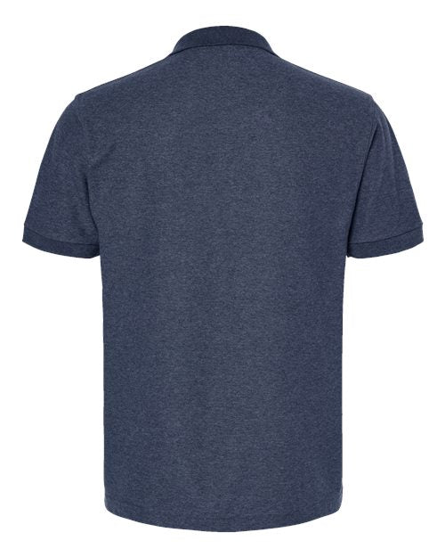 Soft Touch Polo — Heather Navy