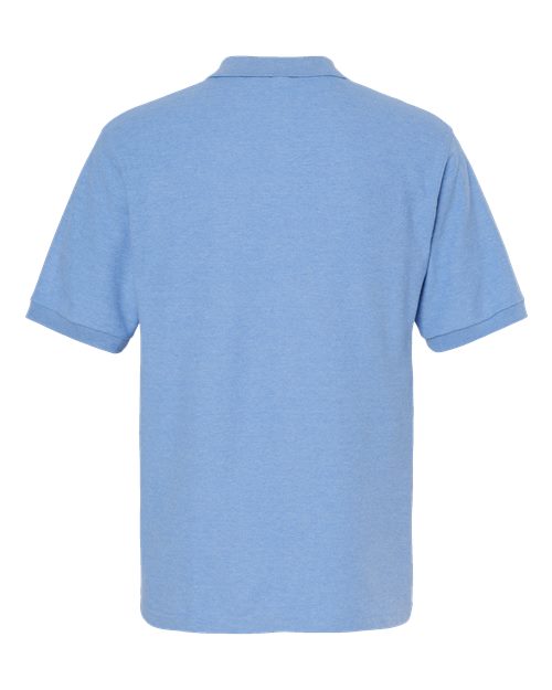 Soft Touch Polo — Light Blue Heather