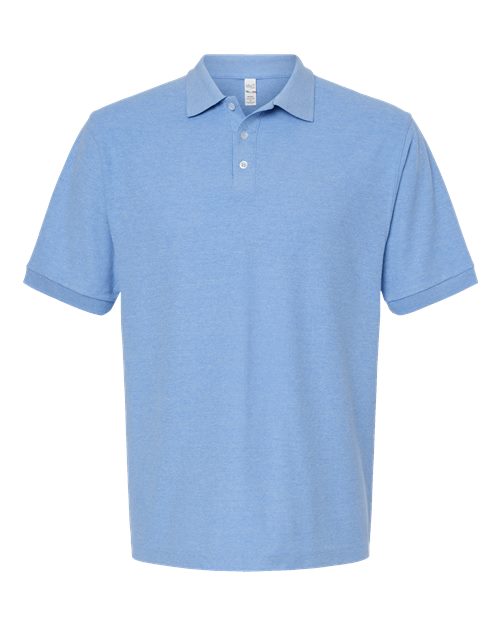 Soft Touch Polo — Light Blue Heather