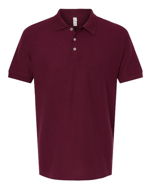 Soft Touch Polo — Maroon
