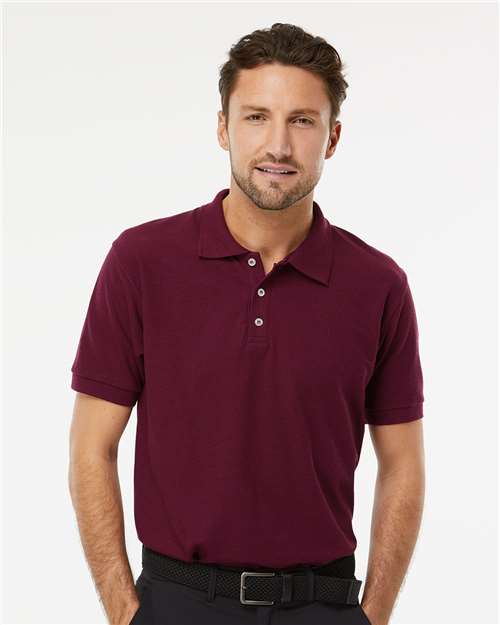 Soft Touch Polo — Maroon
