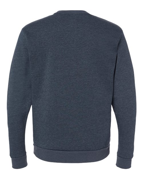 Unisex Malibu Crewneck Sweatshirt — Heather Midnight Navy