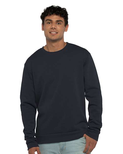 Unisex Malibu Crewneck Sweatshirt — Heather Midnight Navy