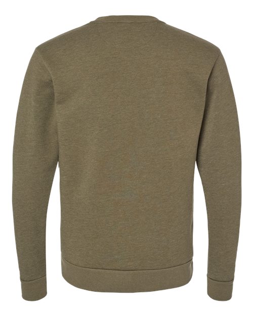 Unisex Malibu Crewneck Sweatshirt — Heather Military Green
