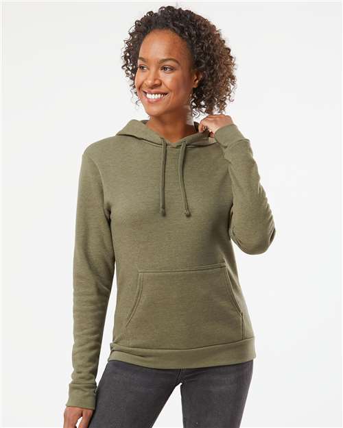 Unisex Malibu Hoodie Sweatshirt — Heather Military Green