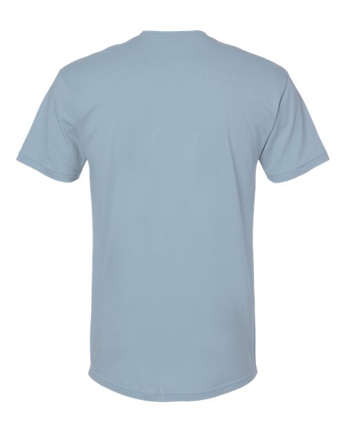 Unisex Cotton Tee — Stonewash Denim