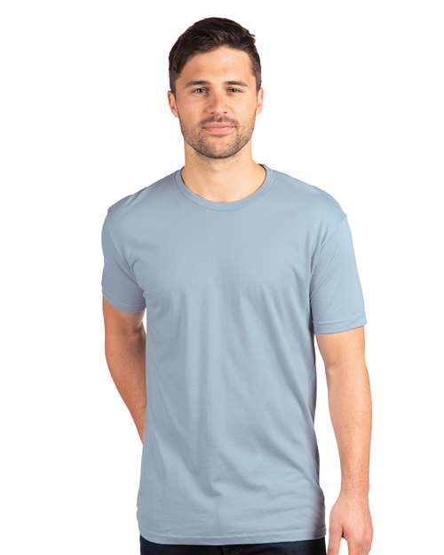 Unisex Cotton Tee — Stonewash Denim