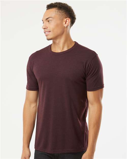 Unisex Triblend Tee — Cardinal Black