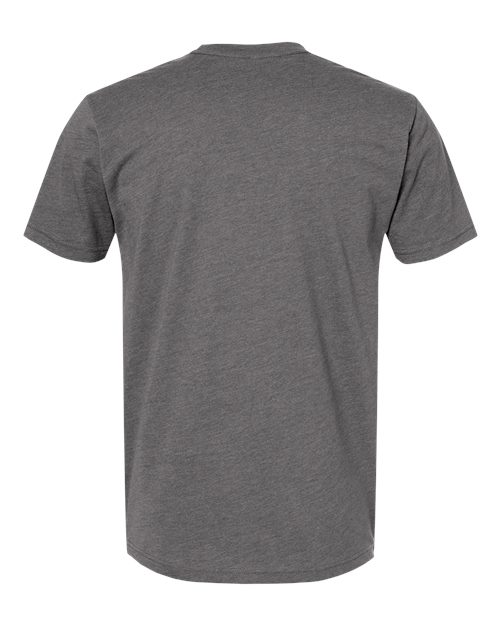 Unisex CVC Tee — Heather Heavy Metal