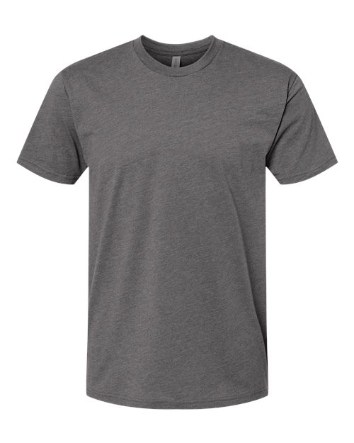 Unisex CVC Tee — Heather Heavy Metal