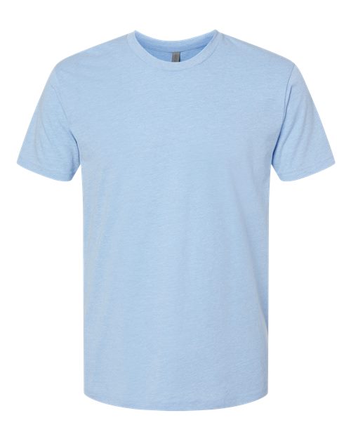 Unisex CVC Tee — Heather Columbia Blue