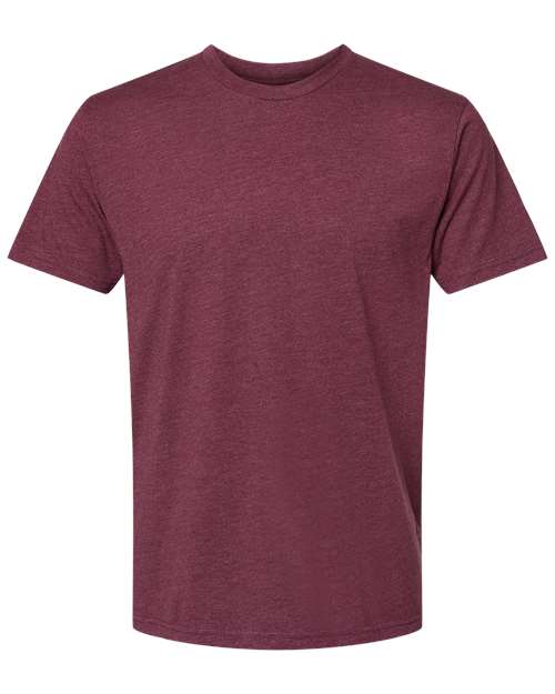 Unisex CVC Tee — Heather Maroon