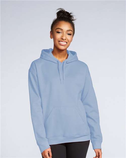 Unisex Softstyle® Midweight Hooded Sweatshirt — Stone Blue