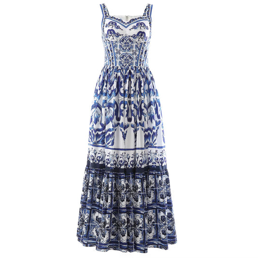 Porcelain printed dress