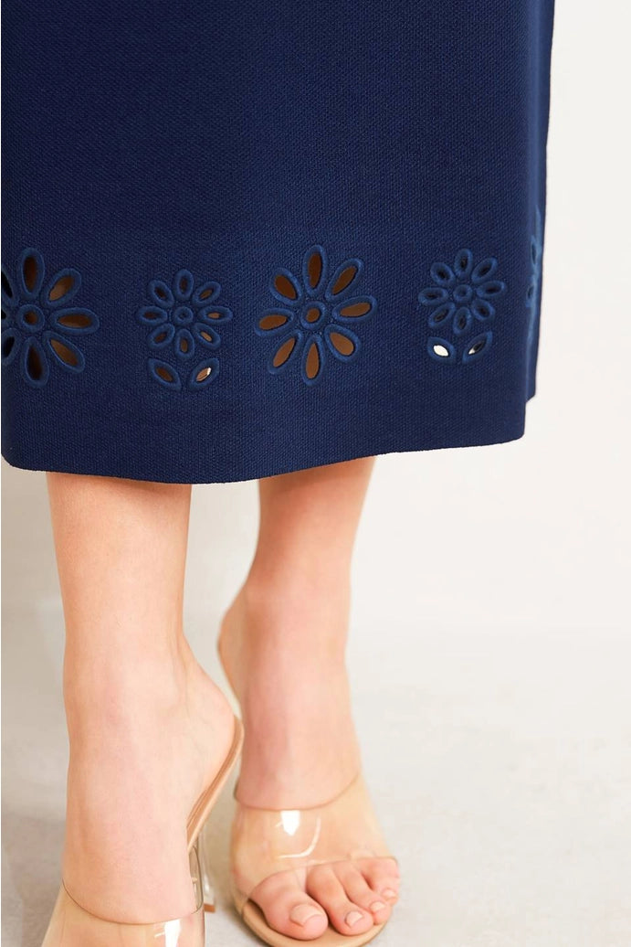 Solid sweater knit dress