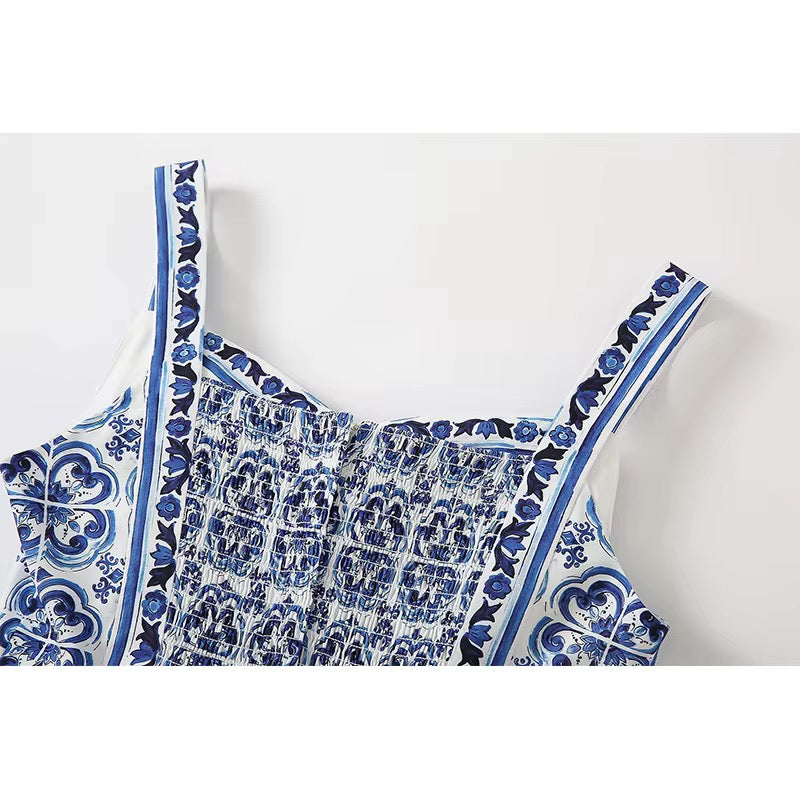 Porcelain printed dress