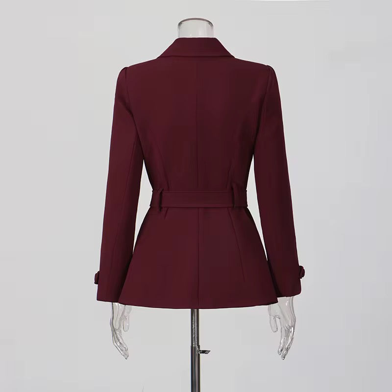 Leila blazer with belt